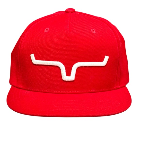 Kimes Ranch Other - Kimes Ranch Unisex Weekly Tall Trucker Embroidered Wool Blend Red Cap Hat